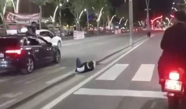 Batman'da domuz dehşeti: Yayaya çarpıp yaraladı, trafiğin altını üstüne getirdi
