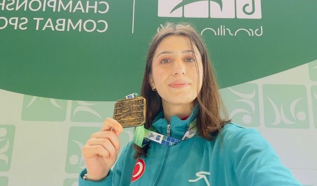 BEUN'lu Millî Sporcu Sude Nur Basancı'dan bir dünya şampiyonluğu daha