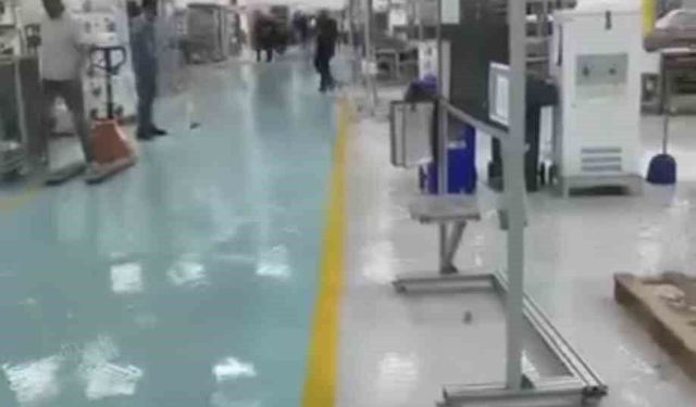 Çankırı'da sağanak etkili oldu: Fabrikayı su bastı