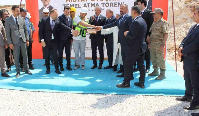 Midyat'ta modern otogarın temeli atıldı
