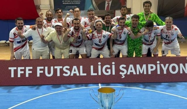 TFF Futsal Süper Ligi’nde şampiyonun adı Karasu 1933 SK!