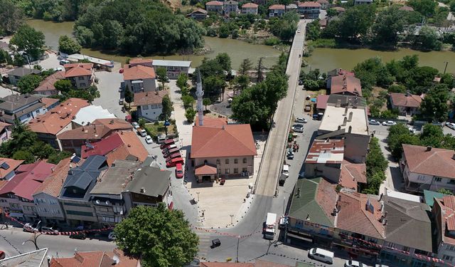 Alifuatpaşa Merkez Camii'nin çevresi yepyeni bir görünüme kavuştu