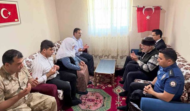 Akyaka'da 15 Temmuz'da şehit aileleri ve gazilere vefa ziyareti