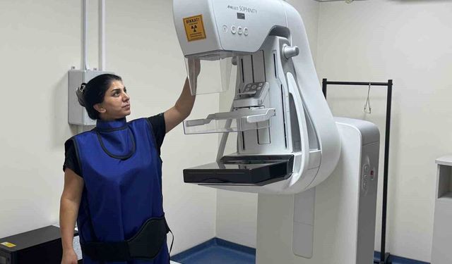 Bağlar KETEM'de mamografi cihazı hizmete başladı