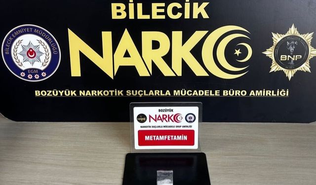 Bilecik'te uyuşturucu operasyonu: 1 gözaltı