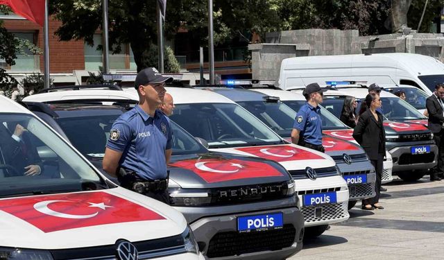 Düzce emniyeti araç filosunu güçlendirdi