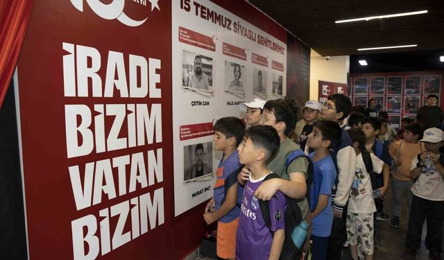 Sivas'ta 15 Temmuz Anı Merkezine yoğun ilgi