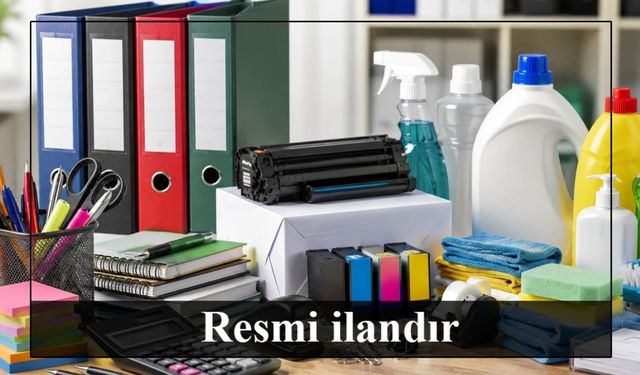 13 KALEM TEMİZLİK VE KIRTASİYE MALZEME ALIMI
