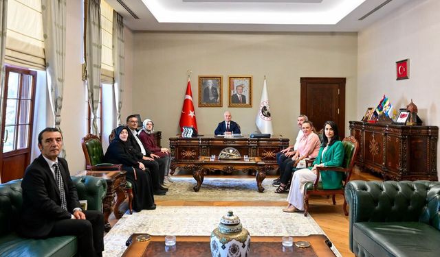 Kırklareli Valisi Turan, şehit ailesiyle bir araya geldi