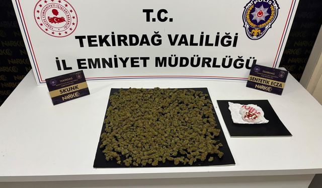 Tekirdağ'da uyuşturucu operasyonunda 7 şüpheli tutuklandı