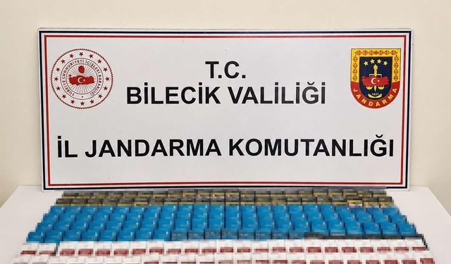 Bilecik'te kaçak sigara operasyonu: 4 bin 120 adet ele geçirildi