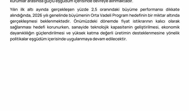 Cumhurbaşkanı Yardımcısı Yılmaz: 'Yıllıklandırılmış milli gelirimiz 1,71 trilyon dolara yükselmiştir'