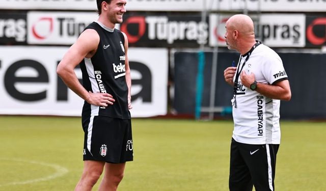 Dusan Vlahovic, Beşiktaş ile ilk antrenmanına çıktı