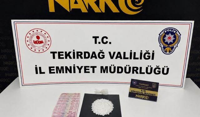 Tekirdağ'da uyuşturucu operasyonlarında 121 şüpheli hakkında işlem yapıldı