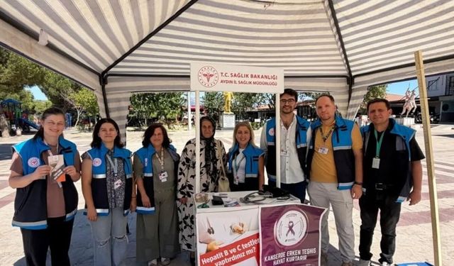Karacasu'da vatandaşlara sağlık taraması
