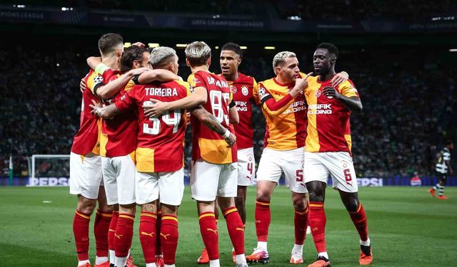 UEFA Şampiyonlar Ligi: Sporting: 1 - Galatasaray: 1 (İlk yarı)