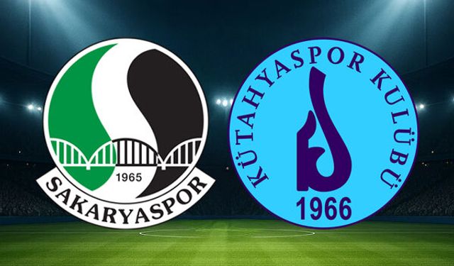 Sakaryaspor - Kütahyaspor Maçı Ne Zaman, Saat Kaçta, Hangi Kanalda? (Canlı Yayın Bilgisi)