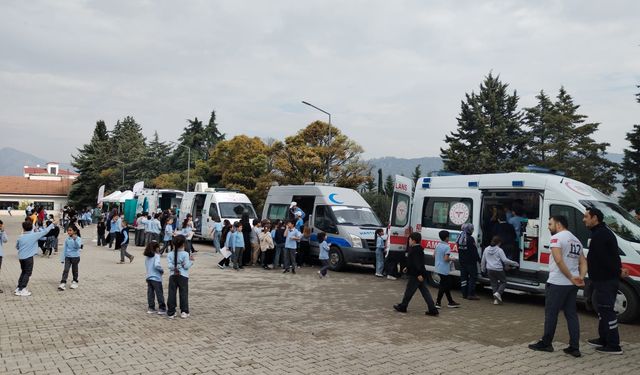 Bilecik'te öğrencilere sağlıklı yaşam eğitimi verildi