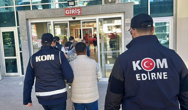 Edirne'de tefecilik operasyonunda 4 kişi gözaltına alındı