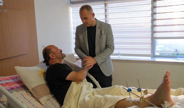Kırklareli Belediye Başkanı Bulut, tedavi gören hastaları ziyaret etti