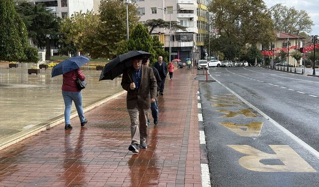 Tekirdağ'da sağanak etkili oldu