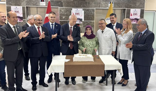 TÜ Tıp Fakültesi Hastanesinde 100. kemik iliği nakli kutlandı