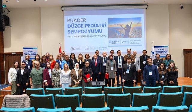 Düzce Üniversitesi ev sahipliğinde pediatri sempozyumu gerçekleştirildi
