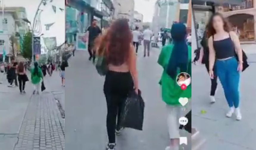 Bu videoları çekip Tiktok’ta paylaşmış!