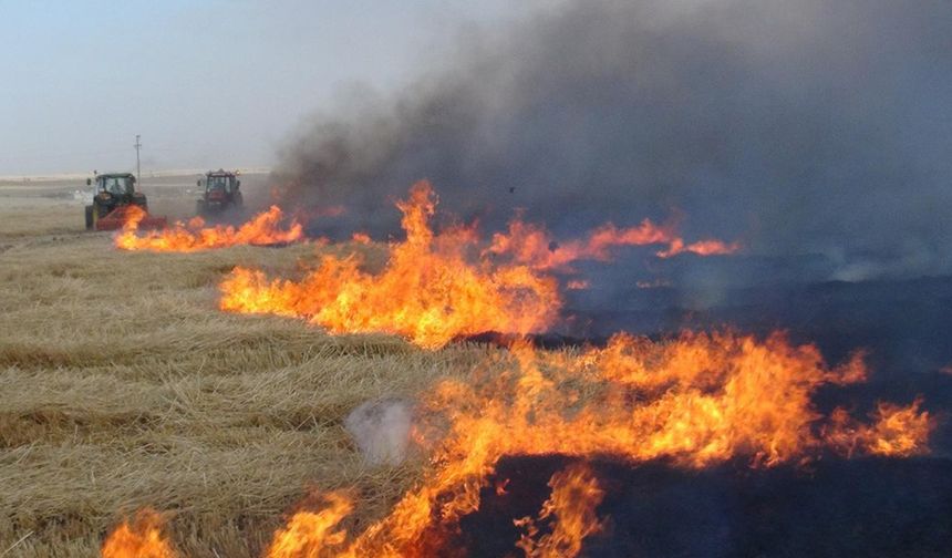 Büyükşehir uyarıyor; Tarımsal faaliyetlerde ateş yakmayın