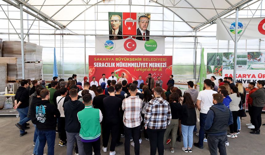 Geleceğin tarım öncüleri Sakarya’dan ilham aldı