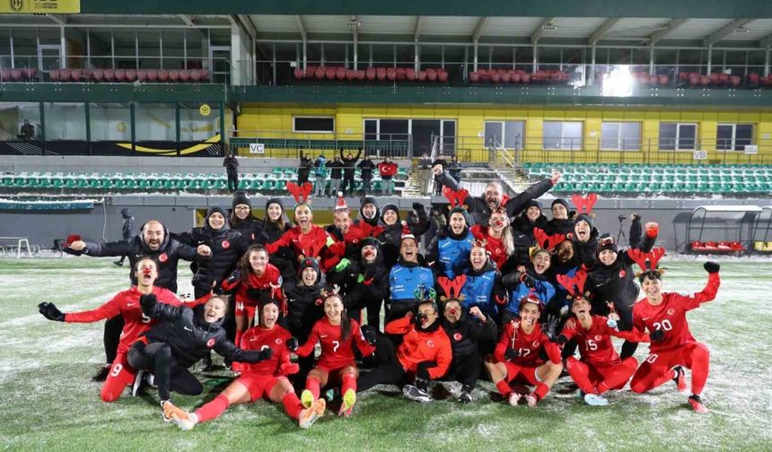 A Milli Kadın Futbol Takımı, Litvanya’yı farklı mağlup etti