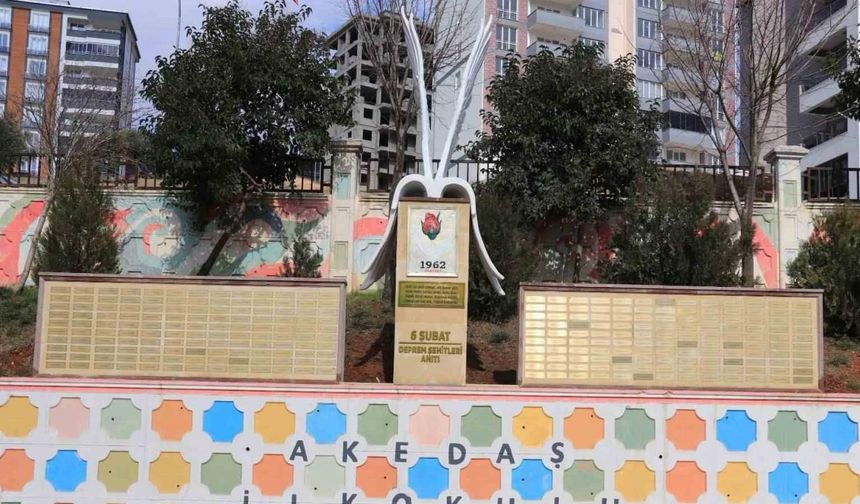 Kahramanmaraş’ta "6 Şubat Deprem Şehitleri Anıtı" yapıldı