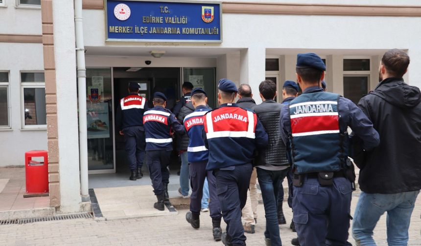 Edirne'de çeşitli suçlardan aranan 129 şüpheli yakalandı