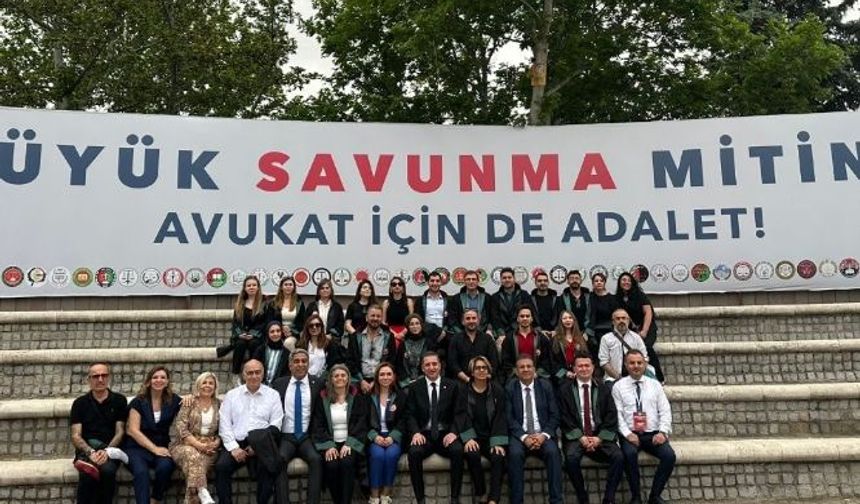 Sakaryalı Avukatlar Ankara’da Adalet İçin Yürüdü