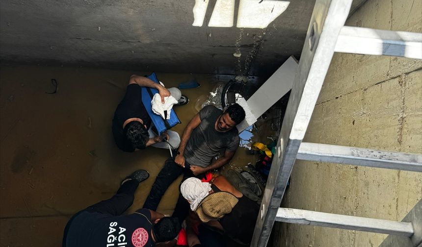 Kırklareli'nde kuyuda mahsur kalan işçi itfaiye ekiplerince kurtarıldı