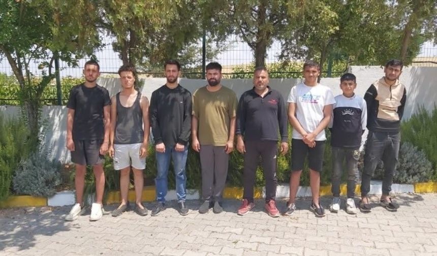 İpsala’da 8 kaçak göçmen yakalandı