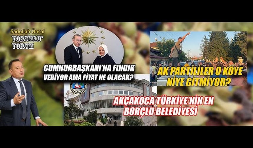 FINDIKÇININ KADERİ DÜZCE'NİN KADERİ OLUR