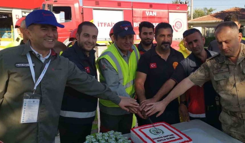 Van’da LPG yangınlarına müdahale tatbikatı yapıldı