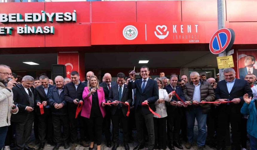 Giresun Belediyesi’nden Kent Lokantası açılışı