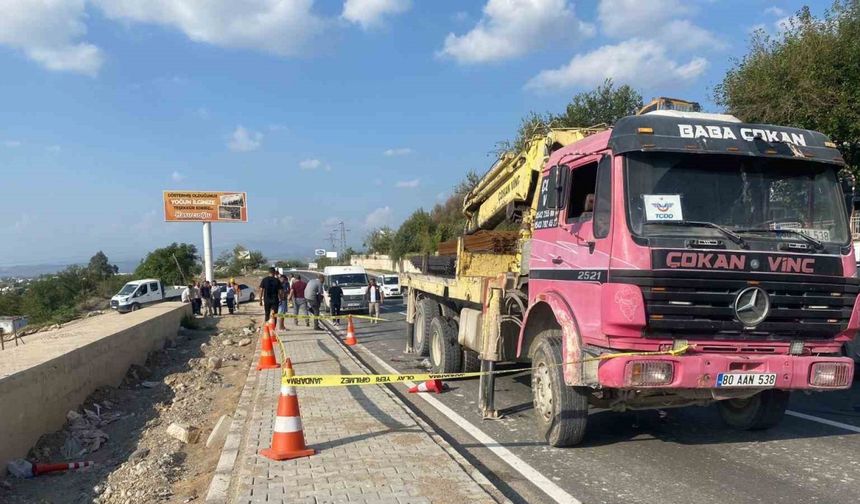 Osmaniye’de vincin çarptığı işçi hayatını kaybetti