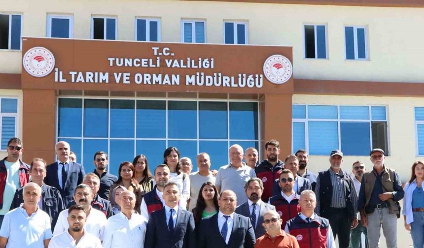 Tunceli’de, tarımsal üretim planlama bilgilendirme toplantısı