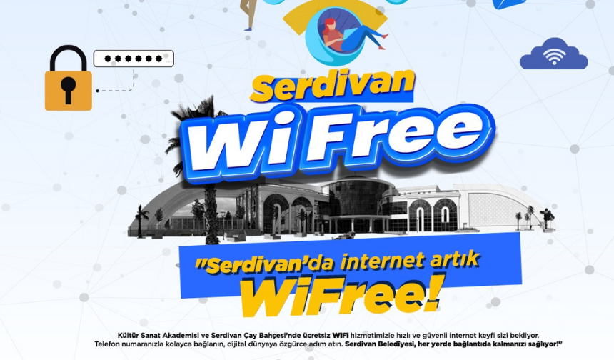 Serdivan'da İnternet Artık Wİ-FREE