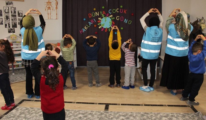 Erzincan Öğrenci Yurdundan Dünya Çocuk Hakları günü etkinliği