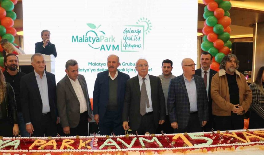 MalatyaPark AVM 15. yılını coşkulu bir etkinlikle kutladı