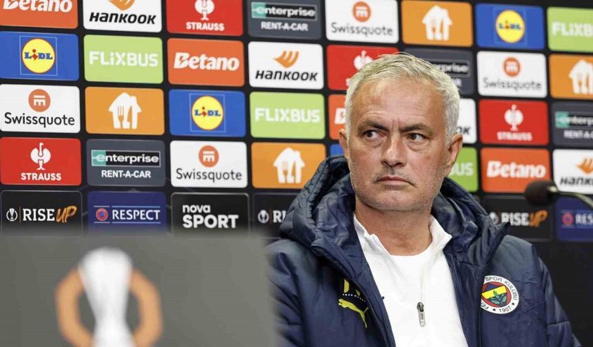 Mourinho: "Yarın iyi bir maç olması için her koşul var"