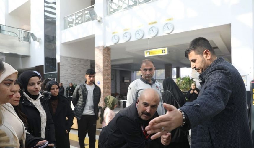 Mülkiyet, Koruma ve Güvenlik Bölümü öğrencilerine uygulamalı eğitim verildi