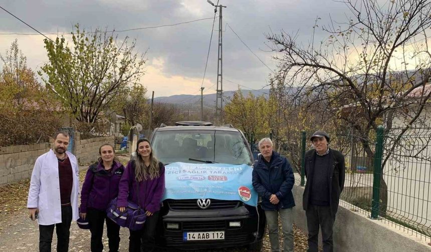 Pülümür’de, gezici sağlık taraması