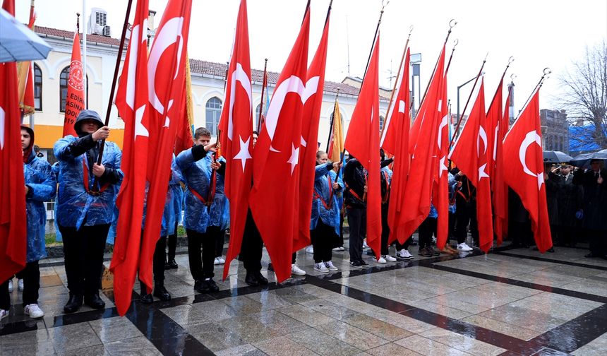 Gazi Mustafa Kemal Atatürk'ün Edirne'ye gelişinin 94. yıl dönümü kutlandı