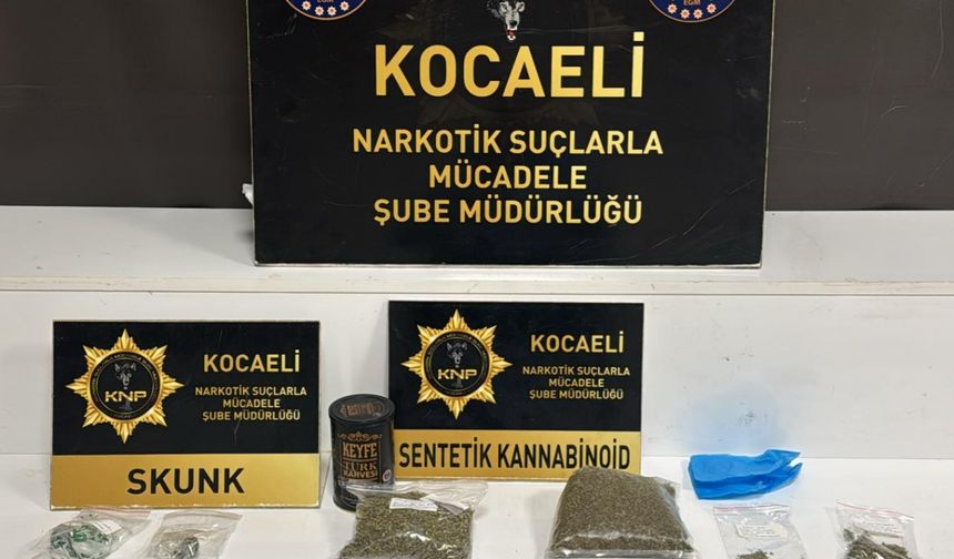 Kocaeli'de uyuşturucu operasyonunda 5 zanlı tutuklandı