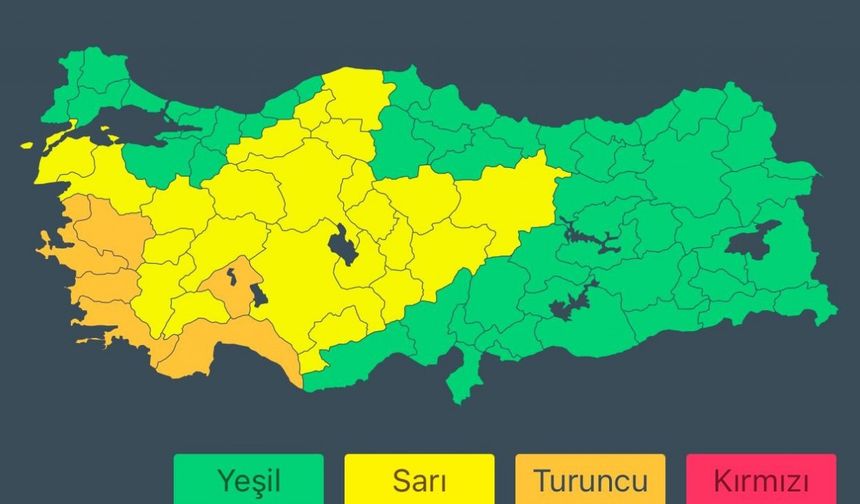 AFAD’dan şiddetli yağış uyarısı